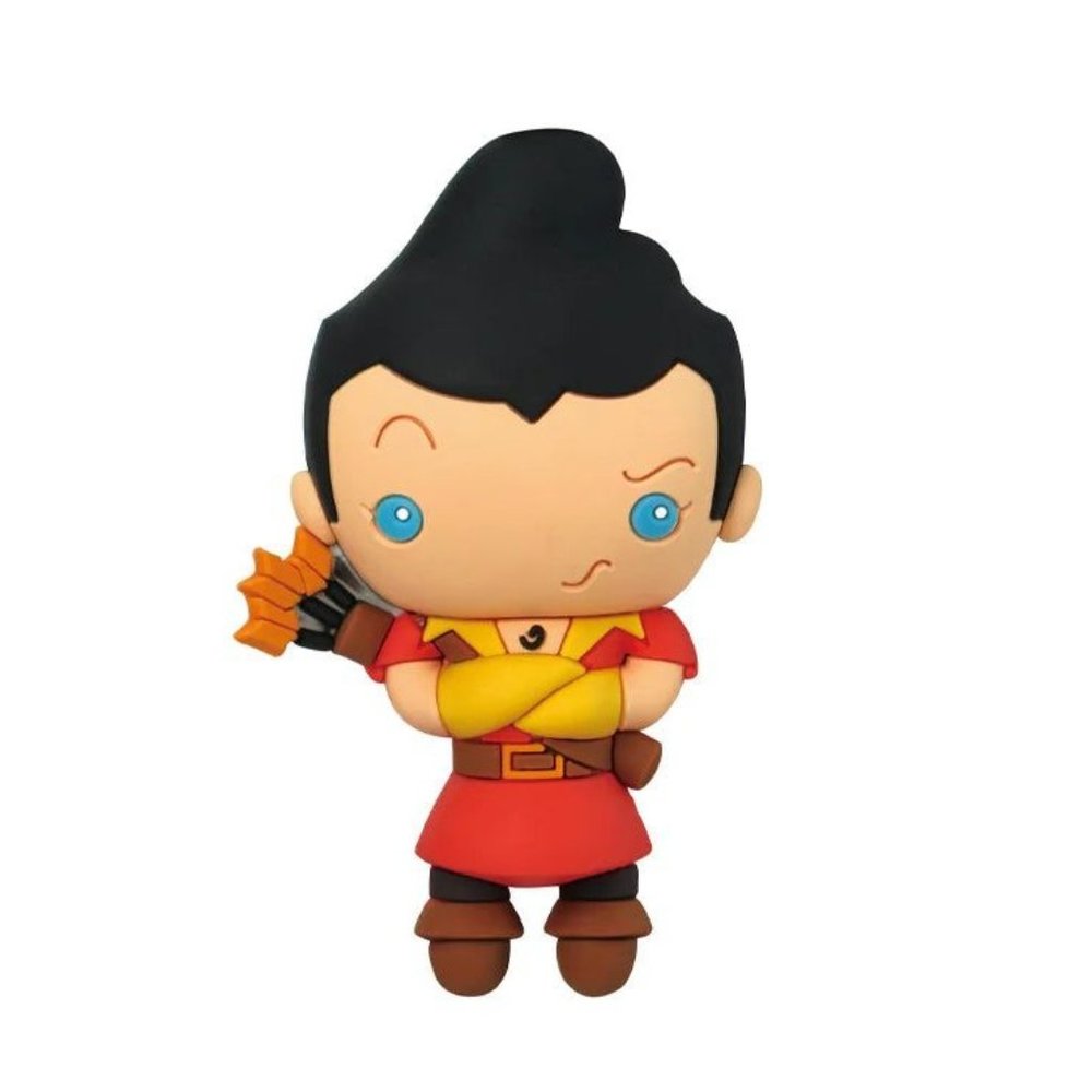 Disney Villains Beauty & The Beast Gaston 3D Foam Magnet - Picture 1 of 3